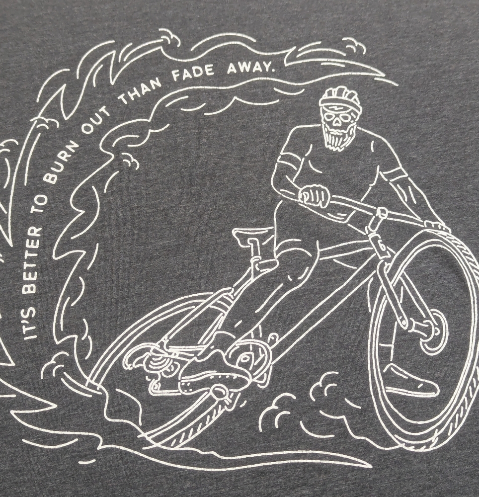 Twin Six It's Better To Burn Out Than Fade Away Biker Graphic Medium